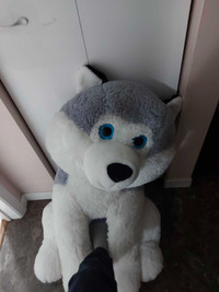 A Wolf stuffed animal - large