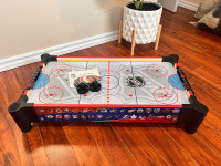 Kids size air hockey table 