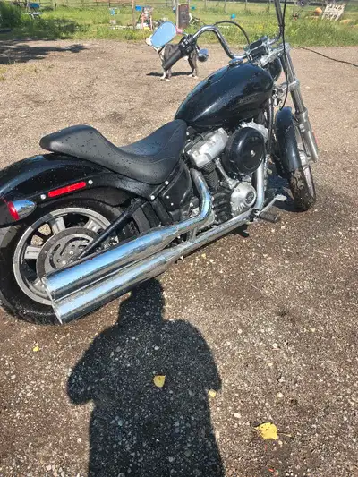 I'm selling my sleek 2022 Harley Davidson Softail Standard with only 1300 km on it! This beauty is i...