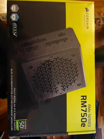 Corsair RM750e 750W Gold Fully Modular ATX 3.1 PSU, View more