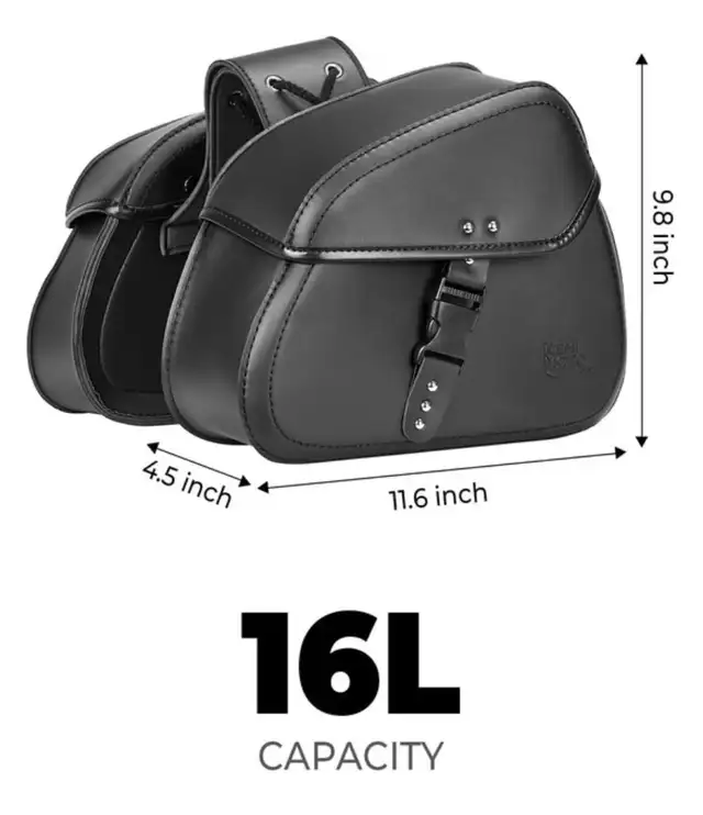 KEMIMOTO Motorcycle Saddlebags 