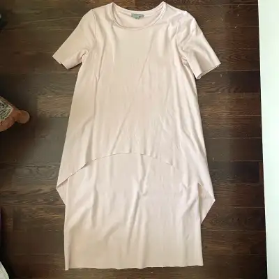 COS Circle Cut Layered Blush Pink Short Sleeve Dress-Sz.XS/Small, View more