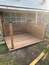 Decks, Fences, Privacy walls, Stairs 