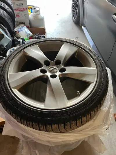 I am selling 18x8j Toyota/lexus rims 5x114.3for $250 including TPMS