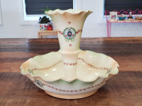 Antique Stoke On Trent England S.F. & Co Crown Devon Vase Dish