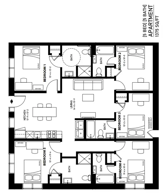 306 georgian drive unit 103 bedroom 3 in Room Rentals & Roommates in Barrie - Image 2