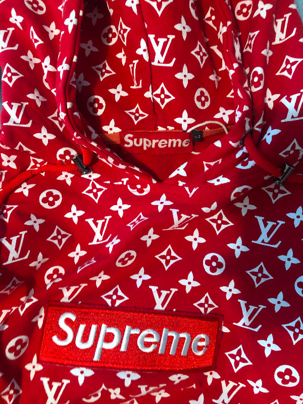 Supreme X LV hoodie replica, Men's