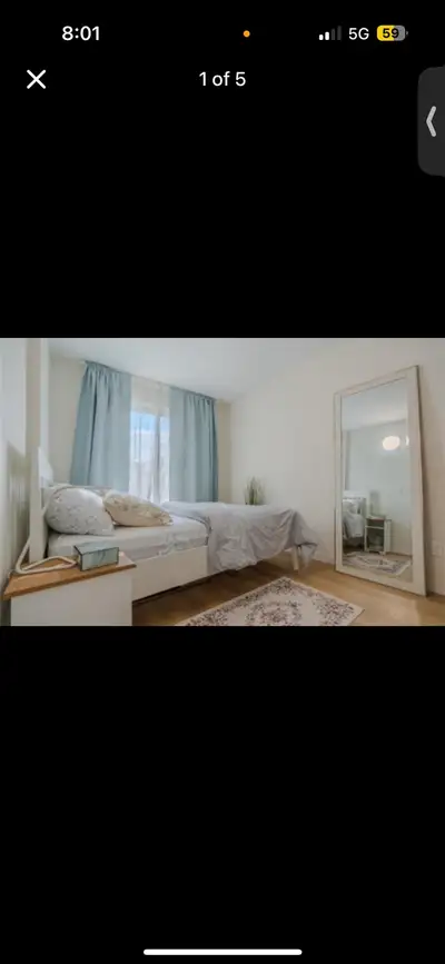 Private Furnished Room for rent