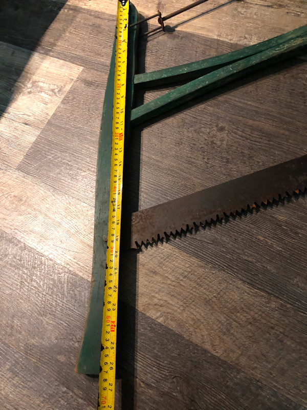 Vintage old wood Hack saw and and cross cut/bow/buck saw in Hand Tools in Ottawa - Image 4