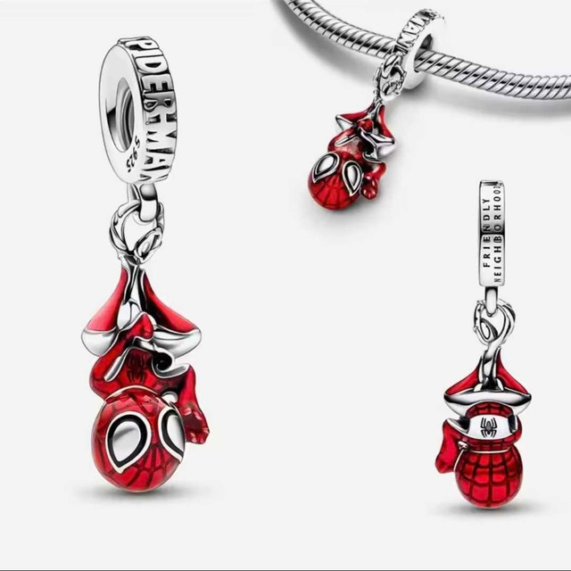 Marvel's Spiderman 925 Sterling Silver Charm/Pendant in Jewellery & Watches in Mississauga / Peel Region - Image 2