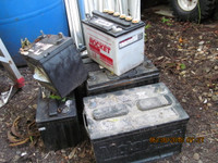 Free pick up of old batteries and scrap metals