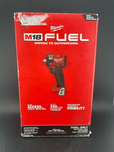 MILWAUKEE 1/2” COMPACT IMPACT WRENCH 2855-20, View more