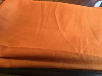 Orange table clothes  13 used for wedding 52x70