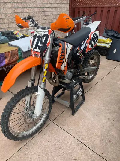 Selling my KTM 105cc Big Wheel 2-stroke. The bike started as an 85cc and has been upgraded with a 10...
