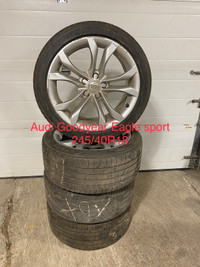 Audi A4 rims, Goodyear Eagle Sport 245/40R18