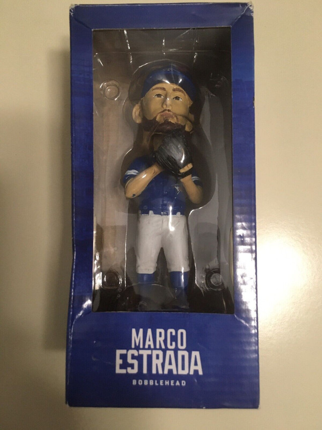 Marco Estrada Toronto Blue Jays bobblehead in Arts & Collectibles in Mississauga / Peel Region