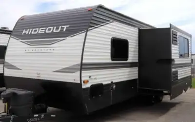 Purchased new in 2022 for $38K. Bought at Guaranteed RV, Calgary and moved and parked at a lot for 2...