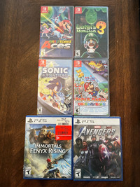 Selling PS5 and Nintendo Switch Games