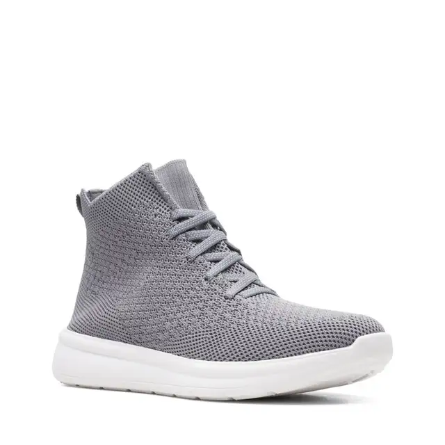 Brand New Clarks Women Size 6.5 Mid Sneakers in Grey, BNIB in Other in Edmonton - Image 3
