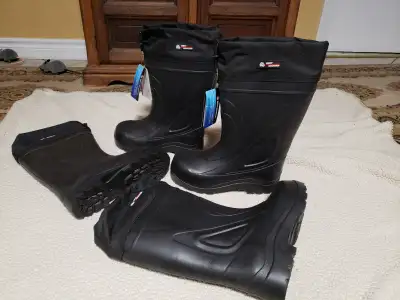 Bottes en caoutchouc Misty Mountains nouvelles. Grandeurs 41 et 43. 50$ la pair.