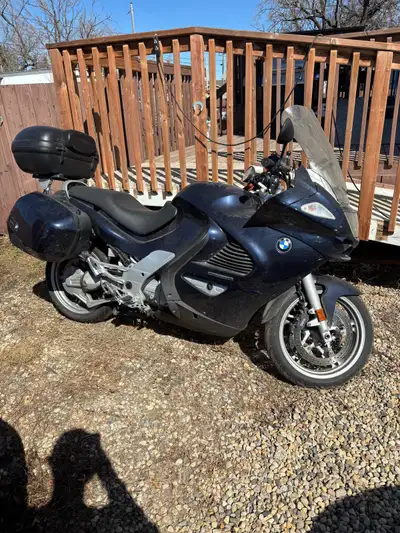 2004 Bmwk1200gt has heated grips and seat,adjustable seat and foot rests and handlebars and windshie...
