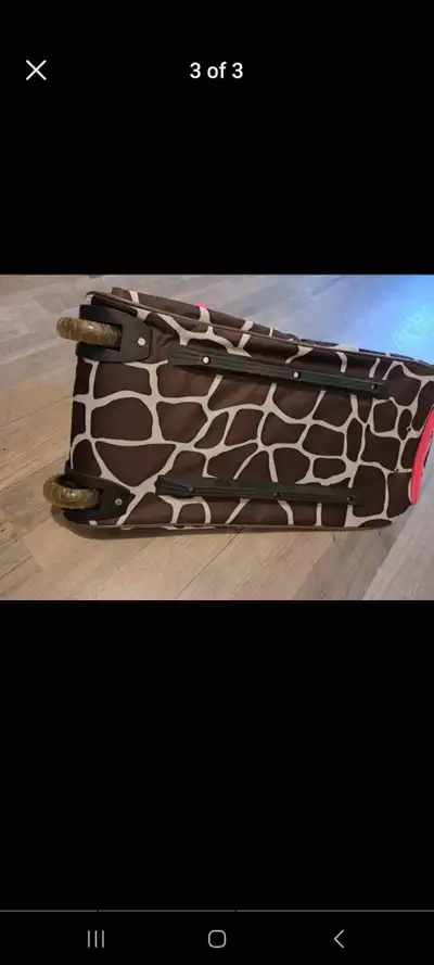 Giraffe Print Suitcase , View more