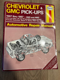 Haynes Chevrolet & GMC Pick-Ups 1967 thru 1987 Repair Manual 2WD