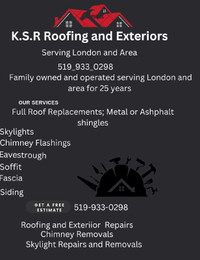 Full Roof Replacements and Exterior Repairs 