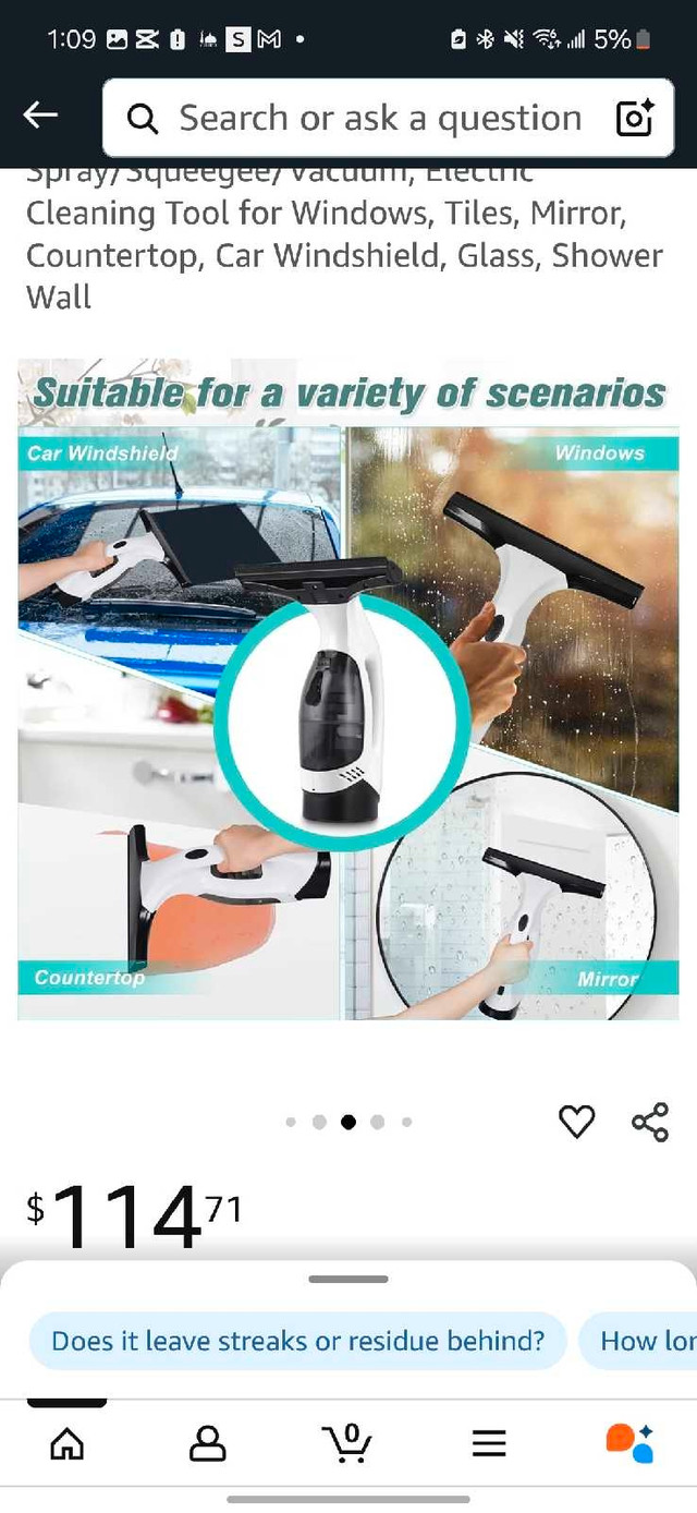Window vacuum cleaner  in Vacuums in City of Toronto - Image 4