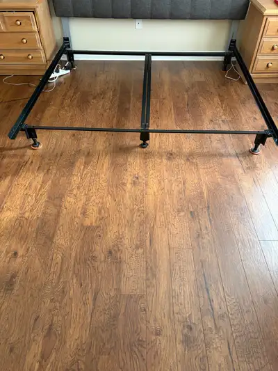 King size Bed Frame, boxspring and headboard, View more