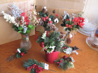 ARTIFICIAL FLOWERS (Christmas and other)