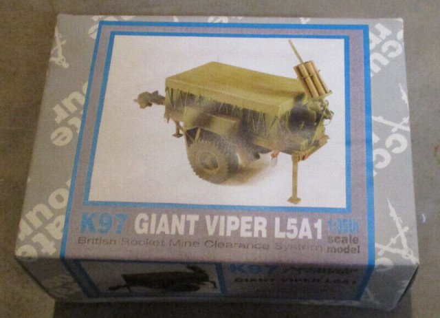 Giant Viper L5A1 TrailerAccurate Armour  No. K097 Hobby Kit in Hobbies & Crafts in Charlottetown