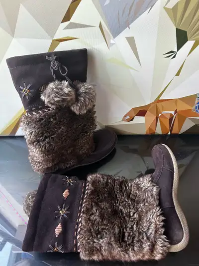 Indegenous Fur Boots, View more