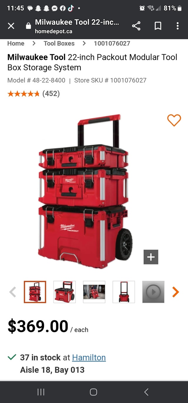 MILWAUKEE PACKOUT PEICES Tool Storage & Benches Hamilton Kijiji