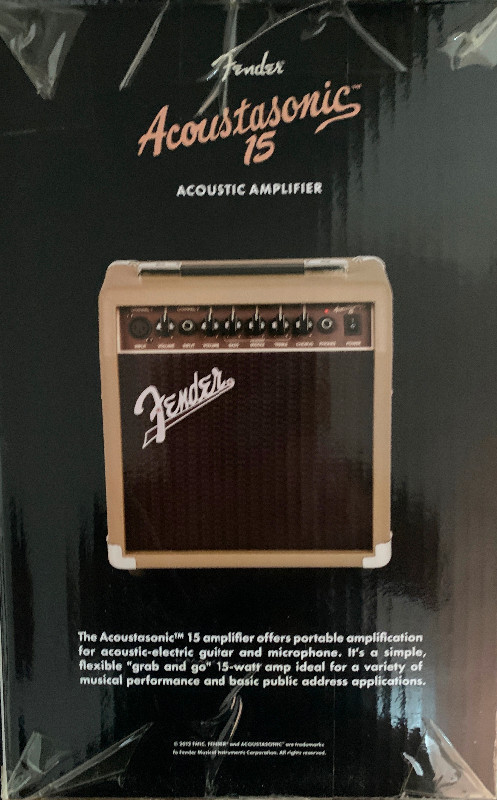 Fender Acoustic Guitar Amplifier (Never Used) in Amps & Pedals in Saint John - Image 2