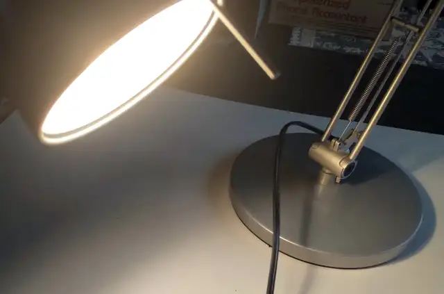 IKEA Antifoni Silver Desk Work Lamp - Adjustable Arm, Head in Indoor Lighting & Fans in Oakville / Halton Region - Image 6