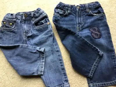 12-18  months- LOT- 2 x Joy Fresh boys   jeans...$6, View more
