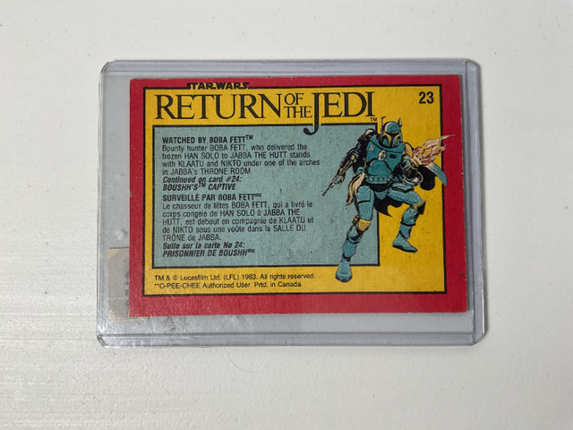 Star Wars Trading Cards - 1983 O-Pee-Chee in Toys & Games in Edmonton - Image 3