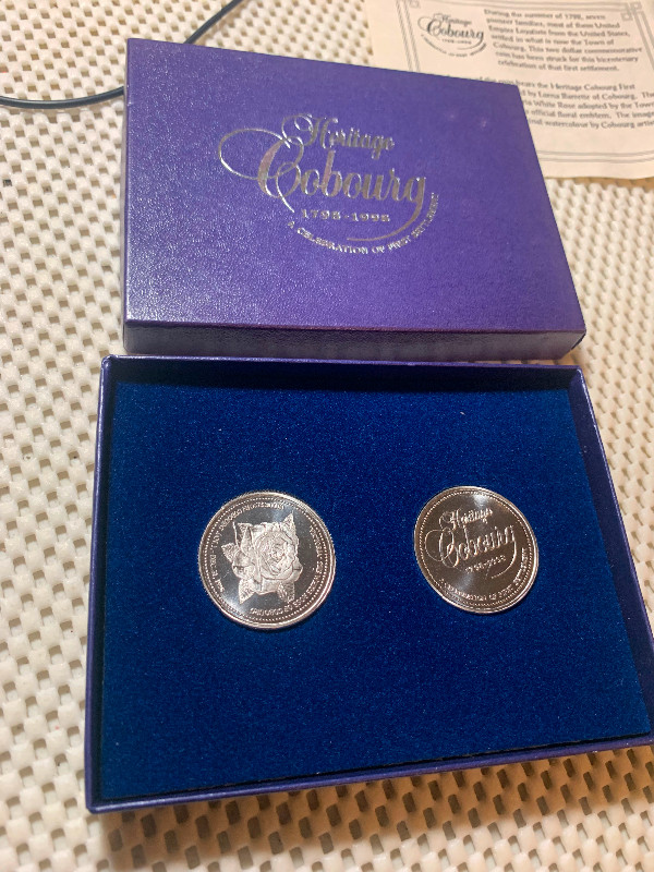 COBOURG COMMEMERATIVE COIN SET in Arts & Collectibles in Trenton