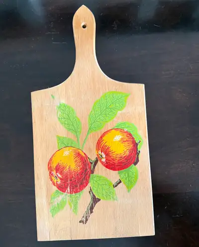 Vintage Wooden Cutting Board, chopping block, kitchen decoration, View more