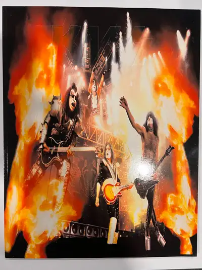 There are five authentic, official KISS items – selling all as one lot. 1 – KISS Convention Program...