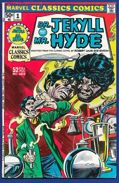 MARVEL CLASSICS COMICS #1 (1976) "Dr. Jekyll and Mr. Hyde" Fine+, View more