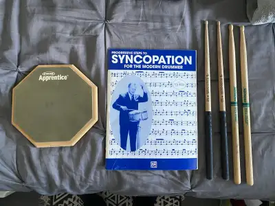 Drum Practice Pad Bundle, View more