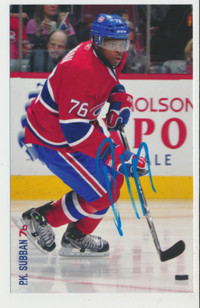 P.K. SUBBAN MONTREAL CANADIENS SIGNED 'RISE TOGETHER' OVERSIZE
