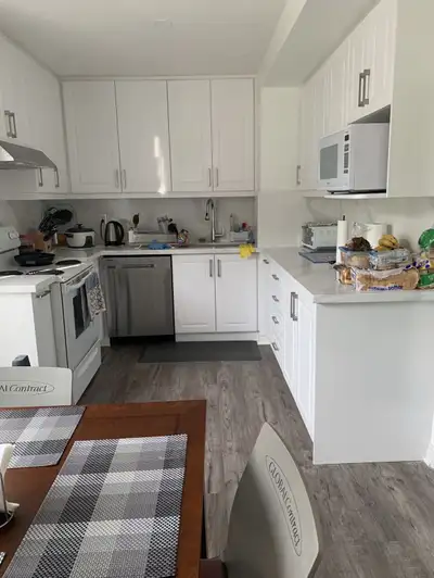 4+1 bedroom, 2 bathroom townhouse for rent near Keele & Sheppard in North York. Bright living space,...