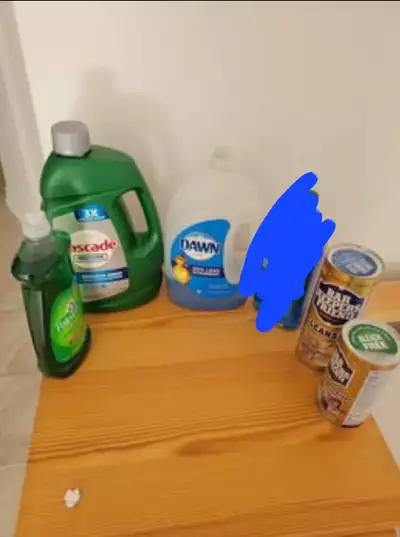 This bundle features a collection of partially filled household cleaning essentials, all in good wor...