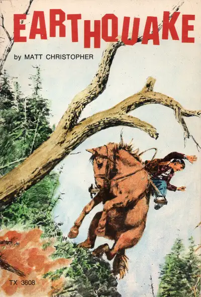 Title: EARTHQUAKE Description: Scholastic book # TX 3608. After running away from camp in the Adiron...