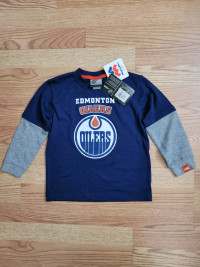 NEW/NEUF,official NHL hockey shirt,  chandail,size 4 (fait 3)