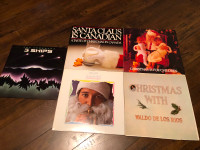 5 Christmas LP's - Like New - Bundle Deal