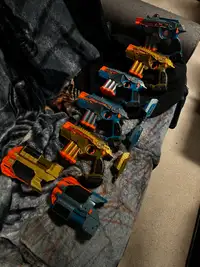 Original nerf laser tag phoenix with attachments.